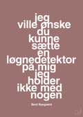 plakat: jeg ville ønske du kunne sætte en løgnedetektor på mig - jeg holder ikke med nogen - plum-Håndbold-A1two3