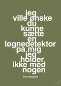 plakat: jeg ville ønske du kunne sætte en løgnedetektor på mig - jeg holder ikke med nogen - secret meadow-Håndbold-A1two3