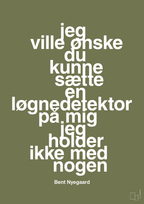 plakat: jeg ville ønske du kunne sætte en løgnedetektor på mig - jeg holder ikke med nogen - secret meadow-Håndbold-A1two3