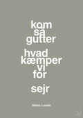 plakat: kom så gutter hvad kæmper vi for sejr - battleship gray-Håndbold-A1two3
