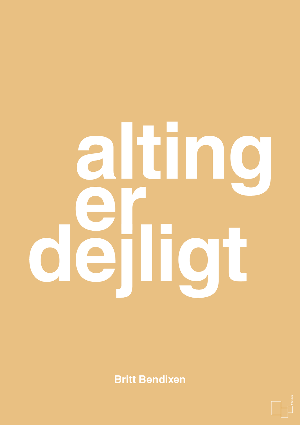 plakat: alting er dejligt - charismatic-Dans-A1two3