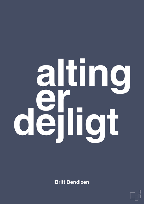 Alting er dejligt - petrol-Dans-A1two3