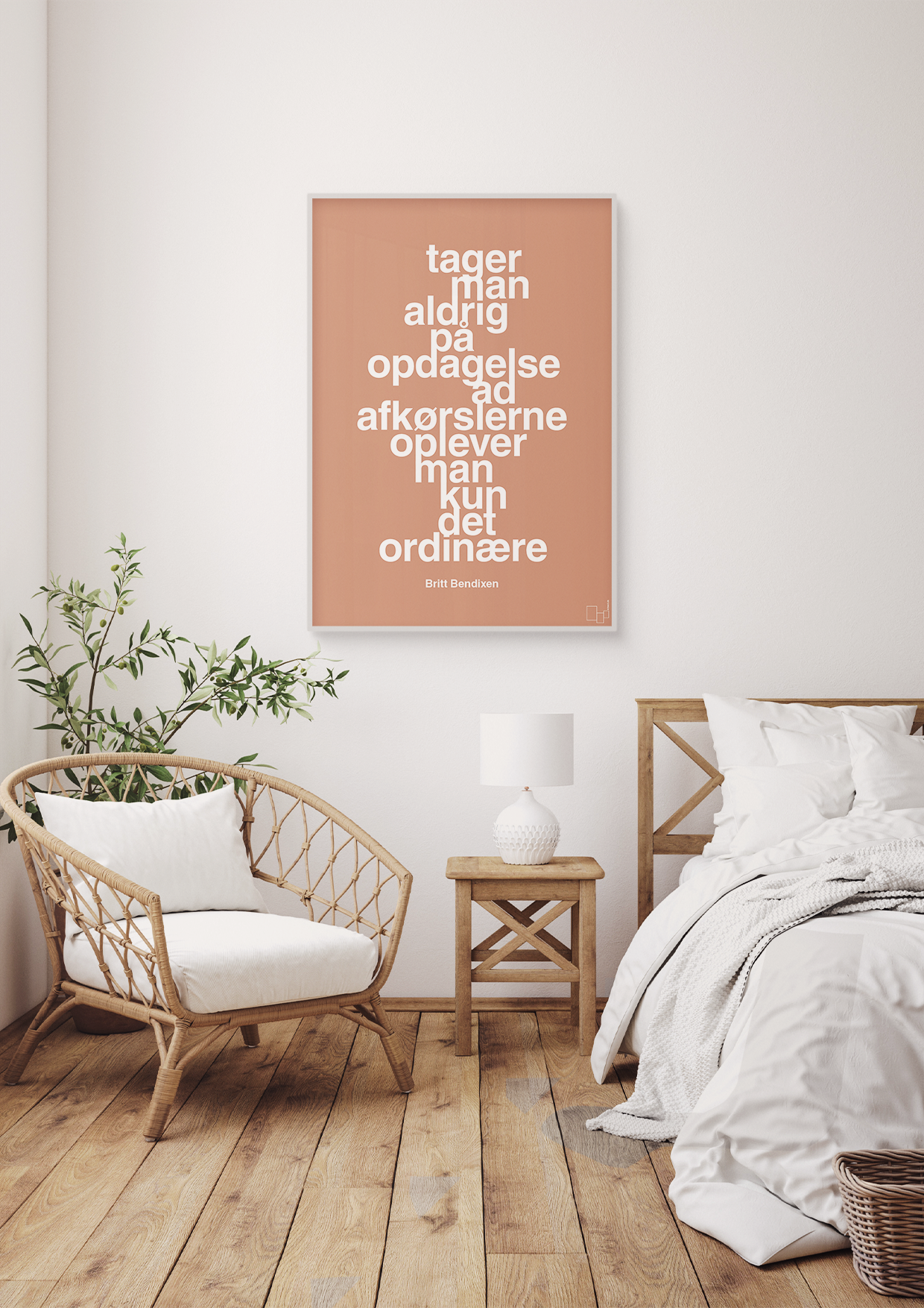 plakat: tager man aldrig på opdagelse ad afkørslerne oplever man kun det ordinære - rumba orange-Dans-A1two3