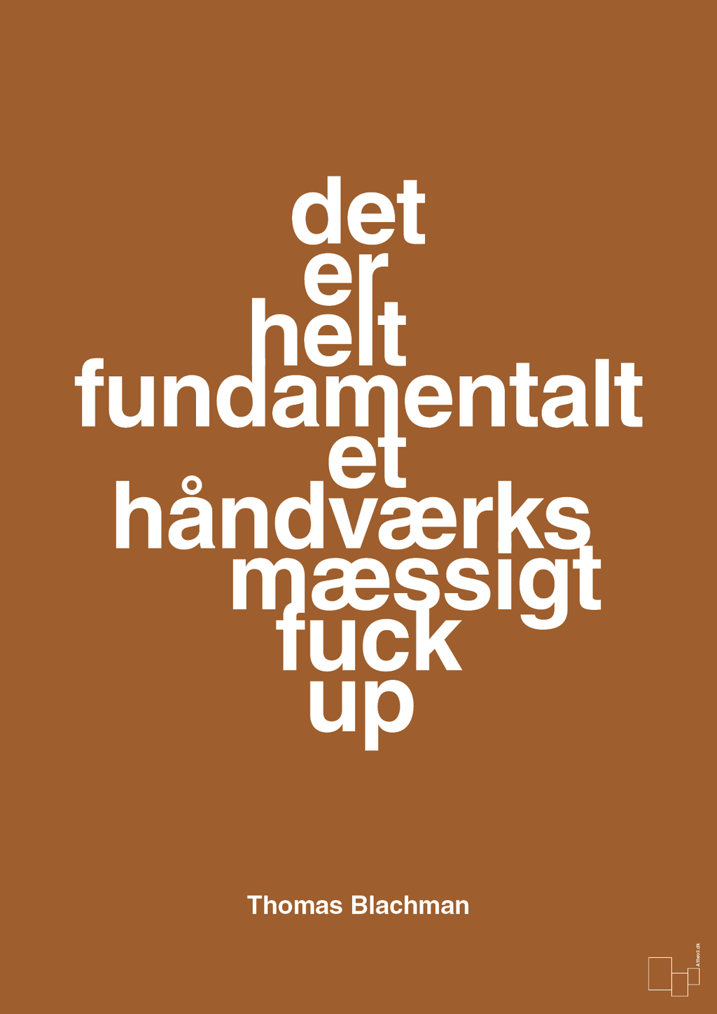 plakat: det er helt fundamentalt et håndværksmæssigt fuck up - cognac-Musiker-A1two3