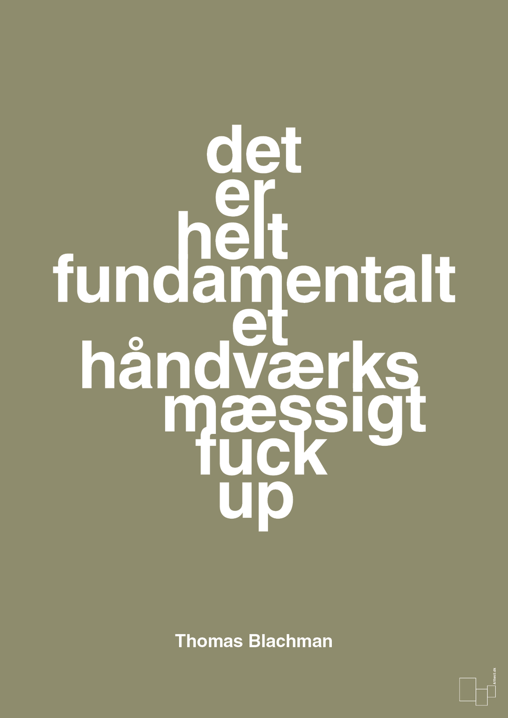 plakat: det er helt fundamentalt et håndværksmæssigt fuck up - misty forrest-Musiker-A1two3