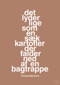 plakat: det lyder lige som en sæk kartofler der falder ned af en bagtrappe - cider spice-Musiker-A1two3