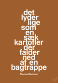 plakat: det lyder lige som en sæk kartofler der falder ned af en bagtrappe - cognac-Musiker-A1two3