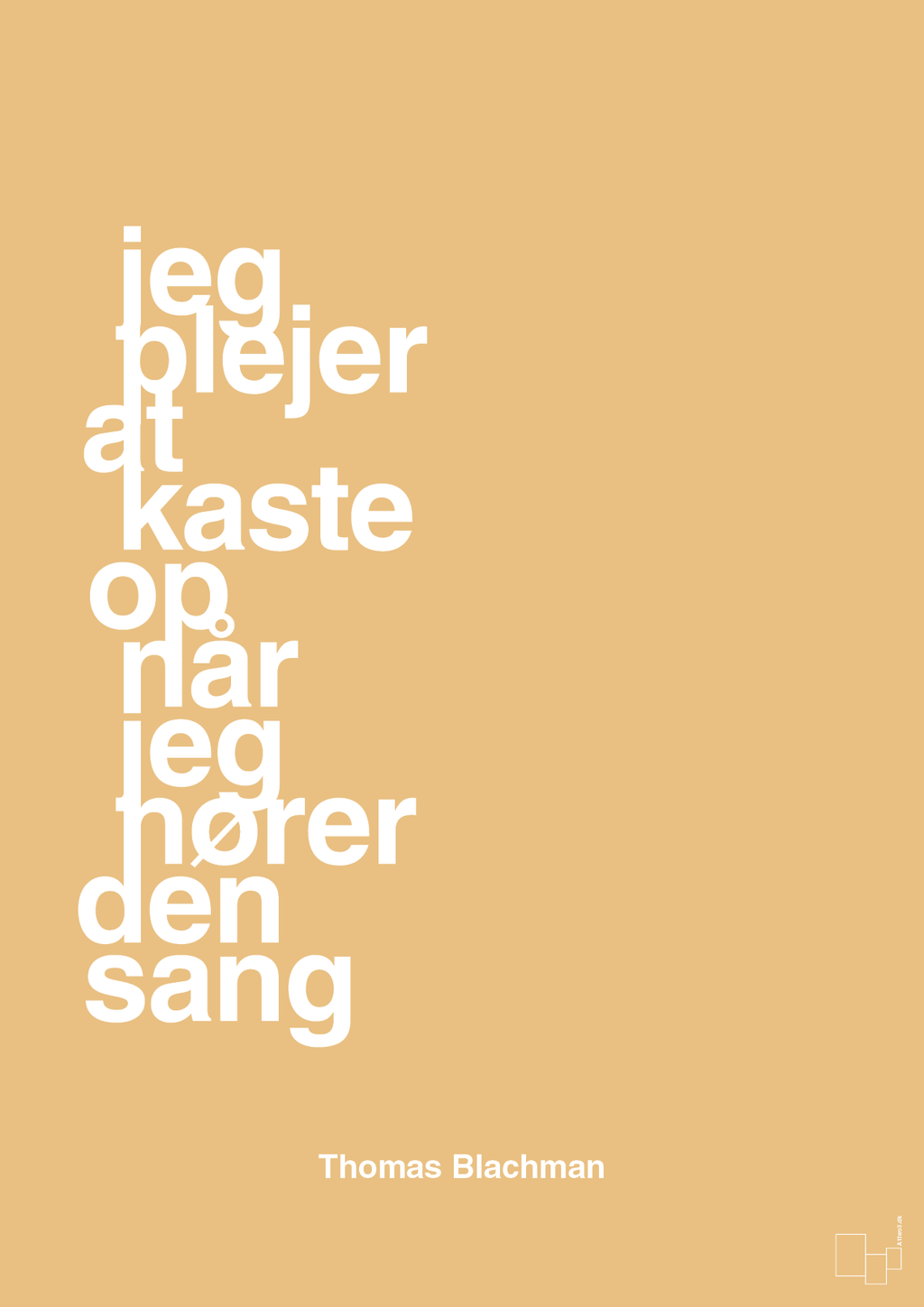 plakat: jeg plejer at kaste op når jeg hører den sang - charismatic-Musiker-A1two3