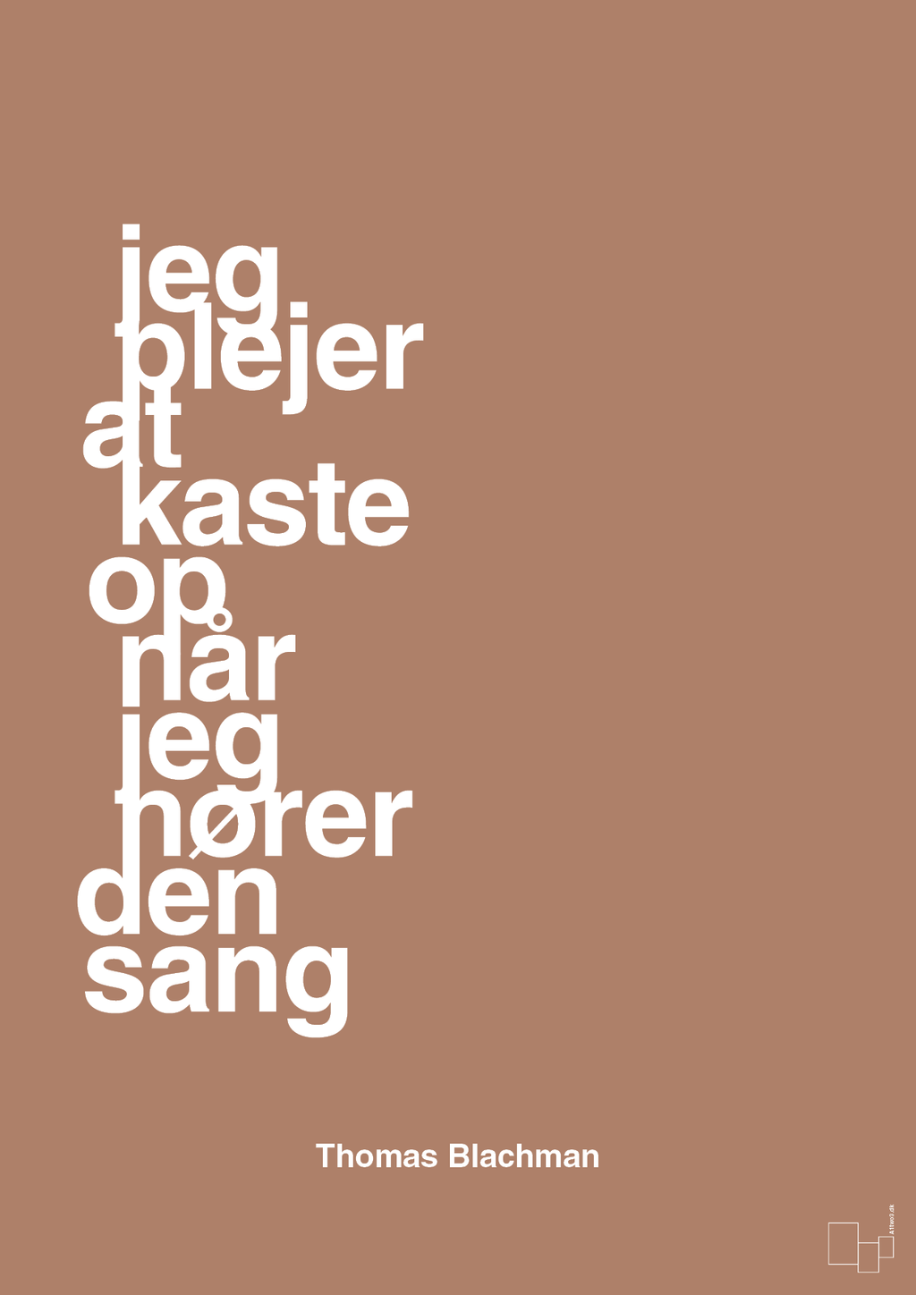 plakat: jeg plejer at kaste op når jeg hører den sang - cider spice-Musiker-A1two3