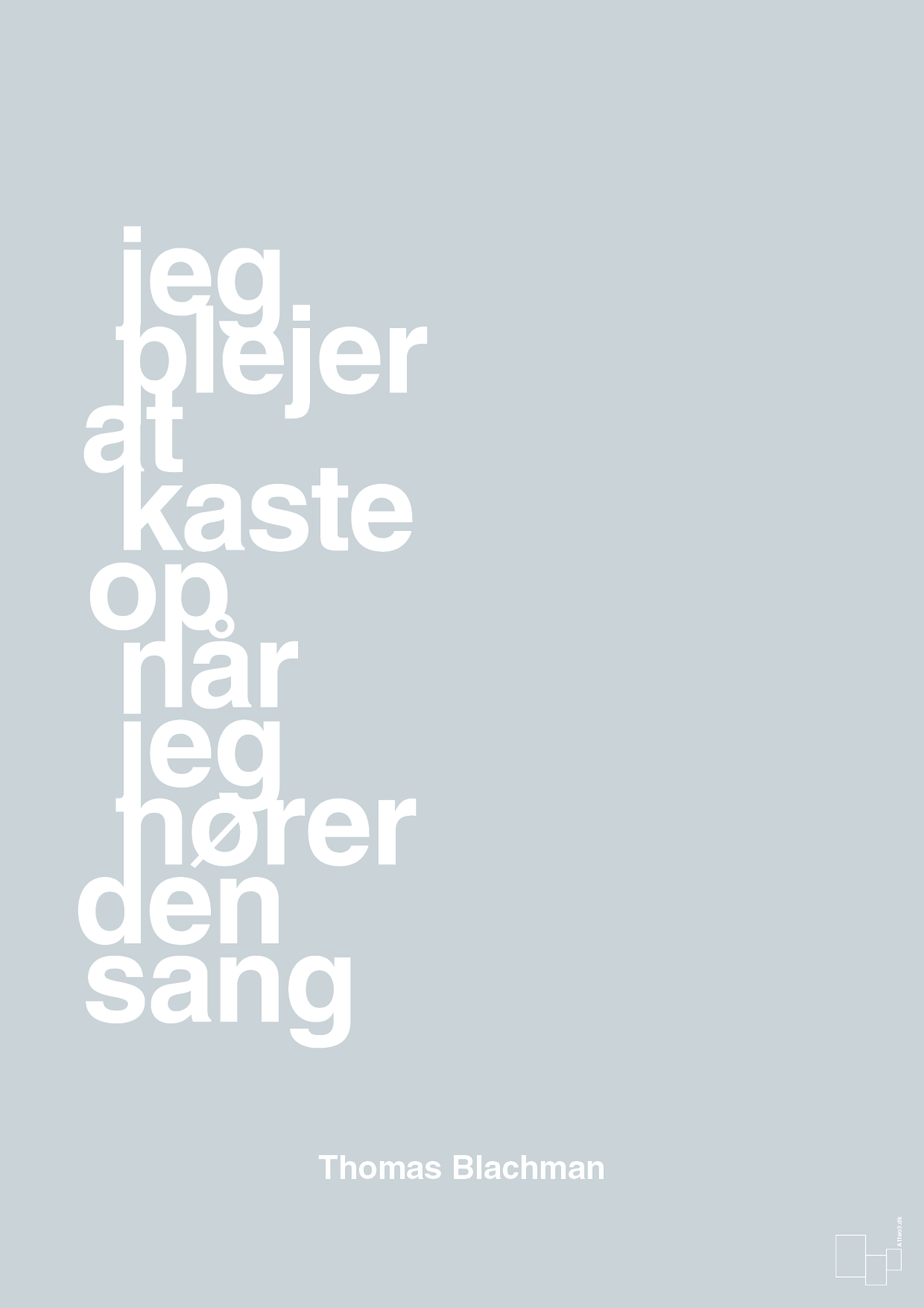 plakat: jeg plejer at kaste op når jeg hører den sang - light drizzle-Musiker-A1two3