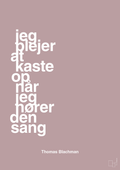 plakat: jeg plejer at kaste op når jeg hører den sang - light rose-Musiker-A1two3