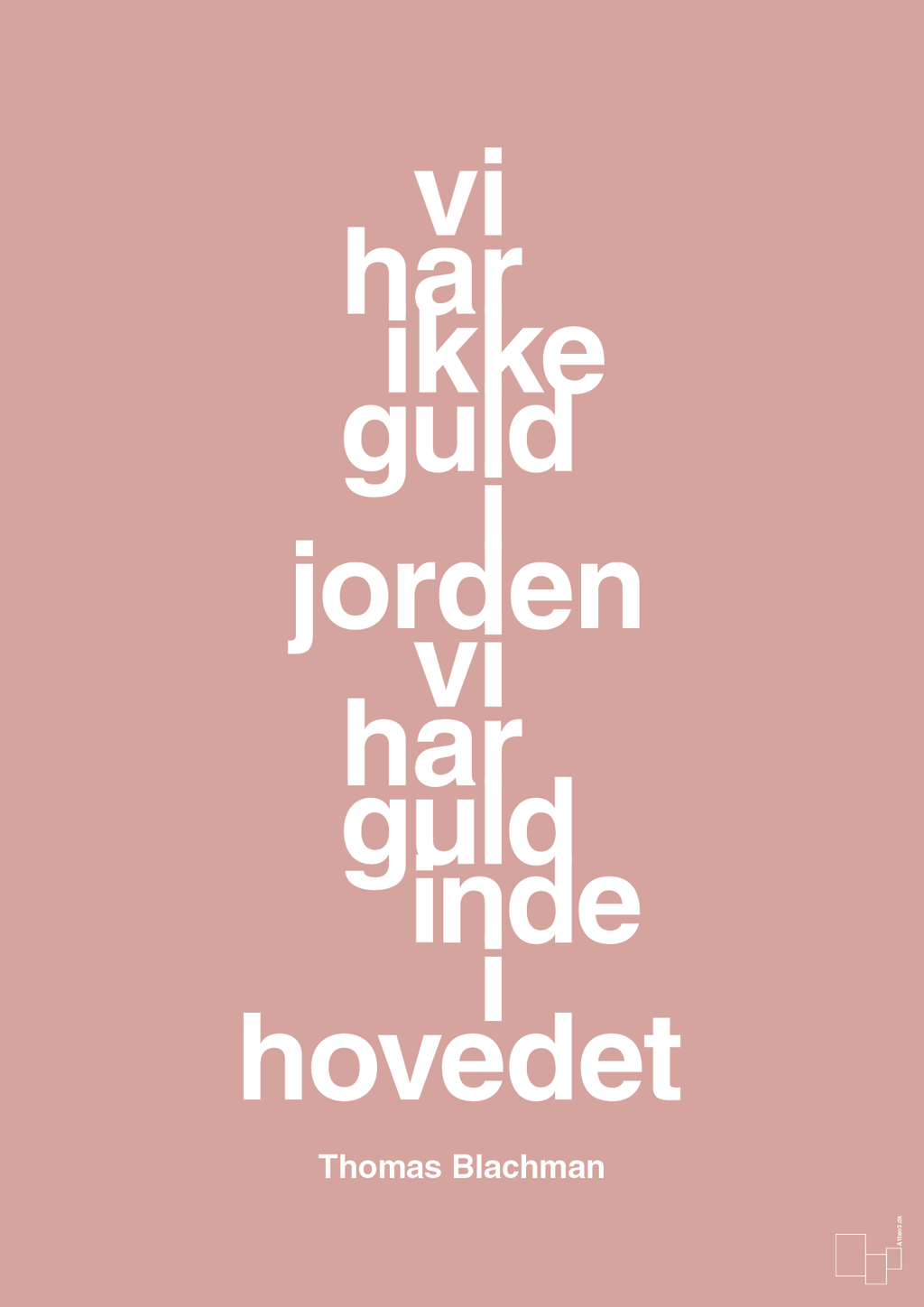 plakat: vi har ikke guld i jorden vi har guld inde i hovedet - bubble shell-Musiker-A1two3