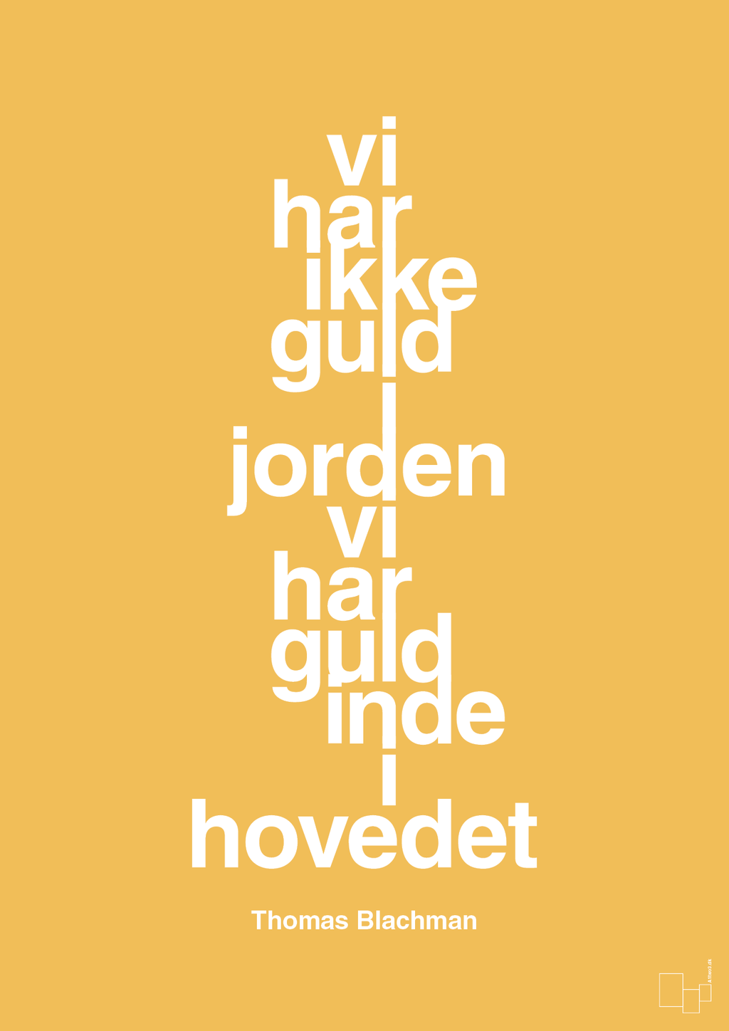 plakat: vi har ikke guld i jorden vi har guld inde i hovedet - honeycomb-Musiker-A1two3
