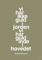 plakat: vi har ikke guld i jorden vi har guld inde i hovedet - misty forrest-Musiker-A1two3