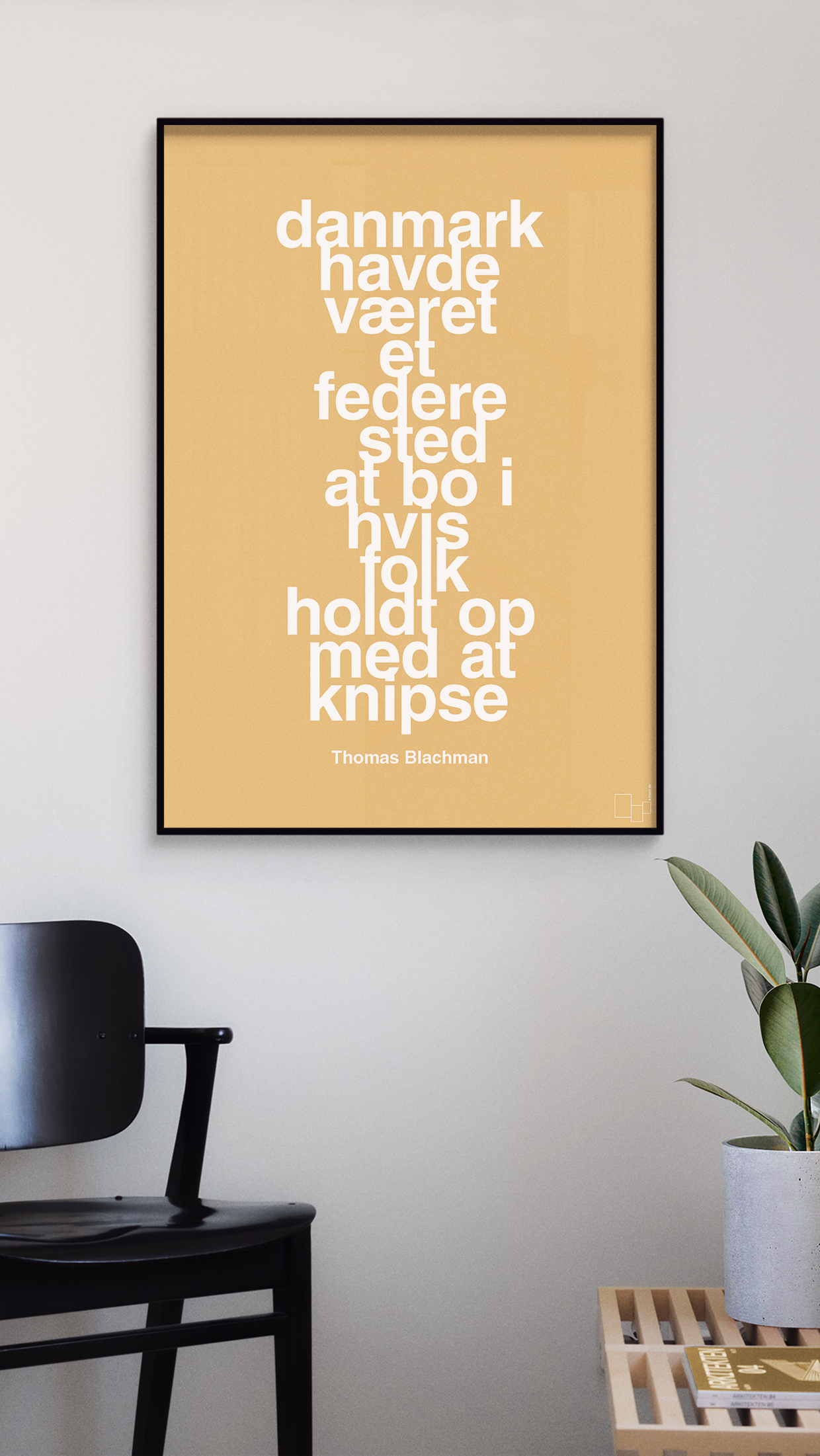plakat: danmark havde været et federe sted at bo i hvis folk holdt op med at knipse - jade-Musiker-A1two3