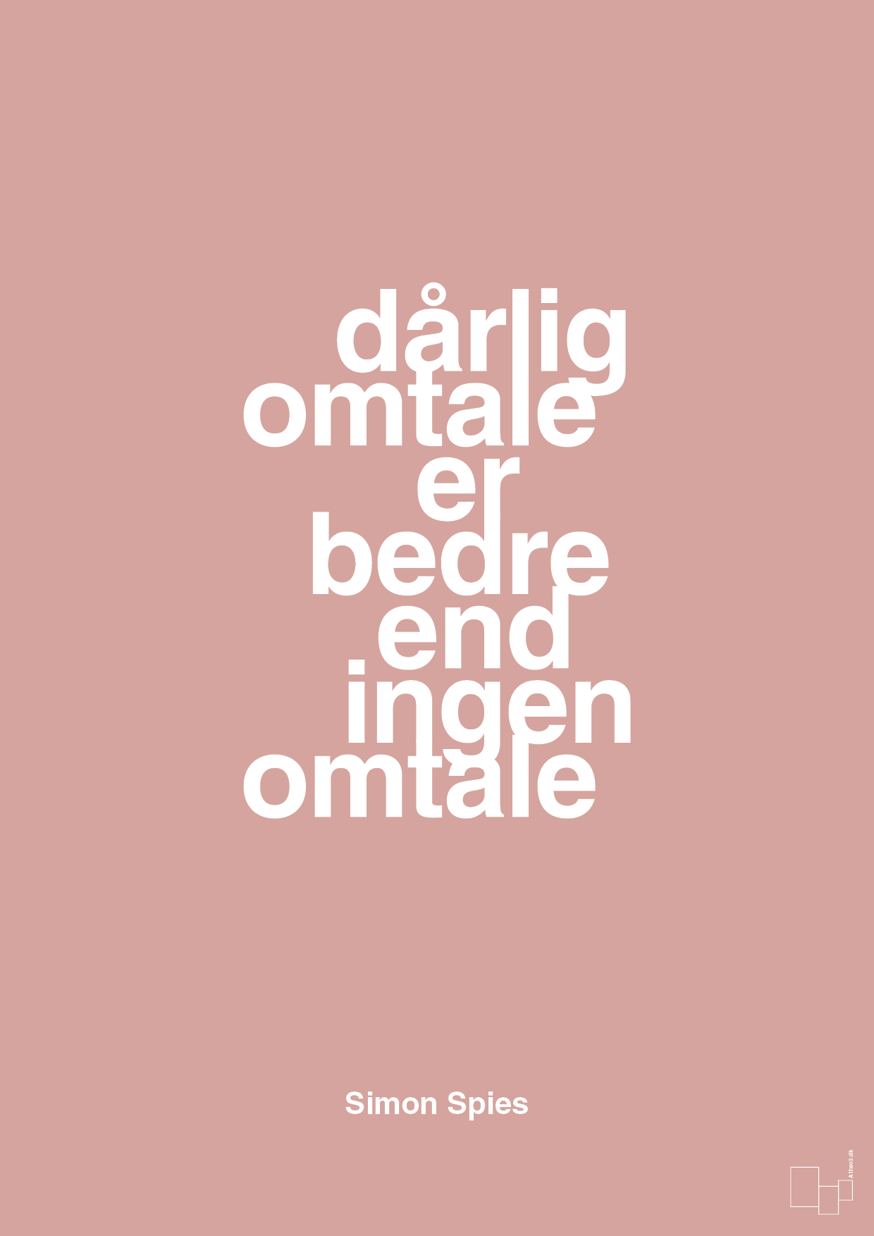 plakat: dårlig omtale er bedre end ingen omtale - bubble shell-Erhverv-A1two3
