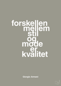 plakat: forskellen mellem stil og mode er kvalitet - battleship gray-Mode-A1two3