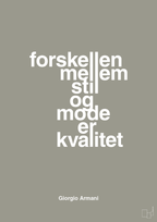 plakat: forskellen mellem stil og mode er kvalitet - battleship gray-Mode-A1two3