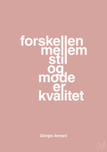 plakat: forskellen mellem stil og mode er kvalitet - bubble shell-Mode-A1two3
