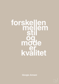 plakat: forskellen mellem stil og mode er kvalitet - creamy mushroom-Mode-A1two3