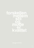 plakat: forskellen mellem stil og mode er kvalitet - painters white-Mode-A1two3
