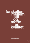 plakat: forskellen mellem stil og mode er kvalitet - red pepper-Mode-A1two3