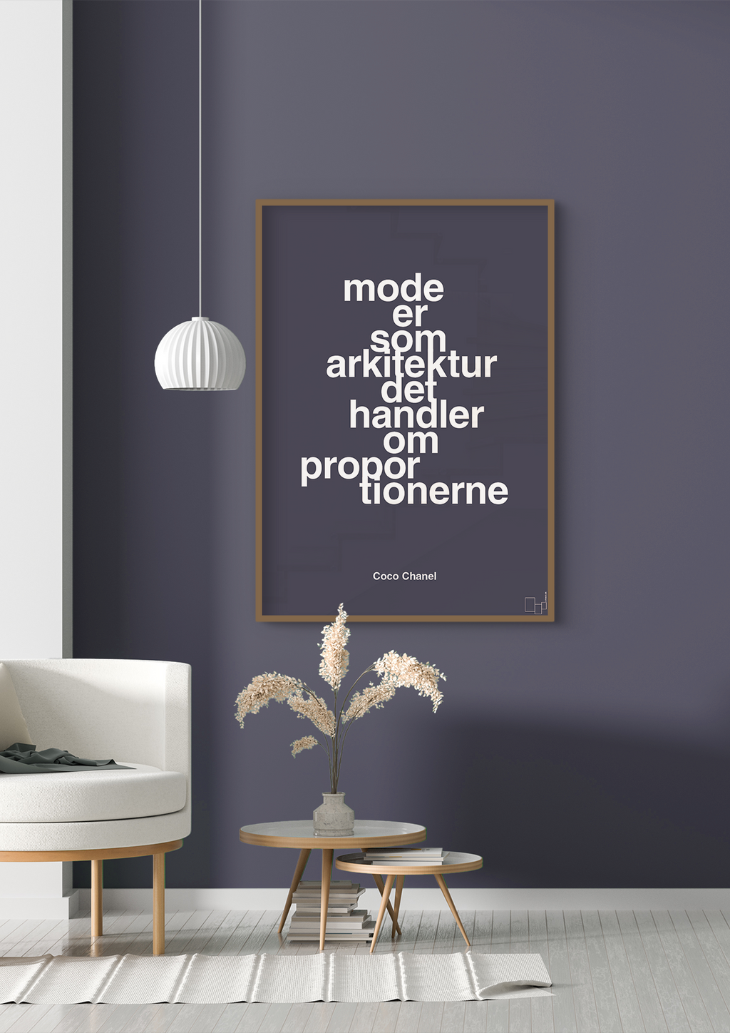 plakat: mode er som arkitektur det handler om proportionerne - misty forrest-Mode-A1two3