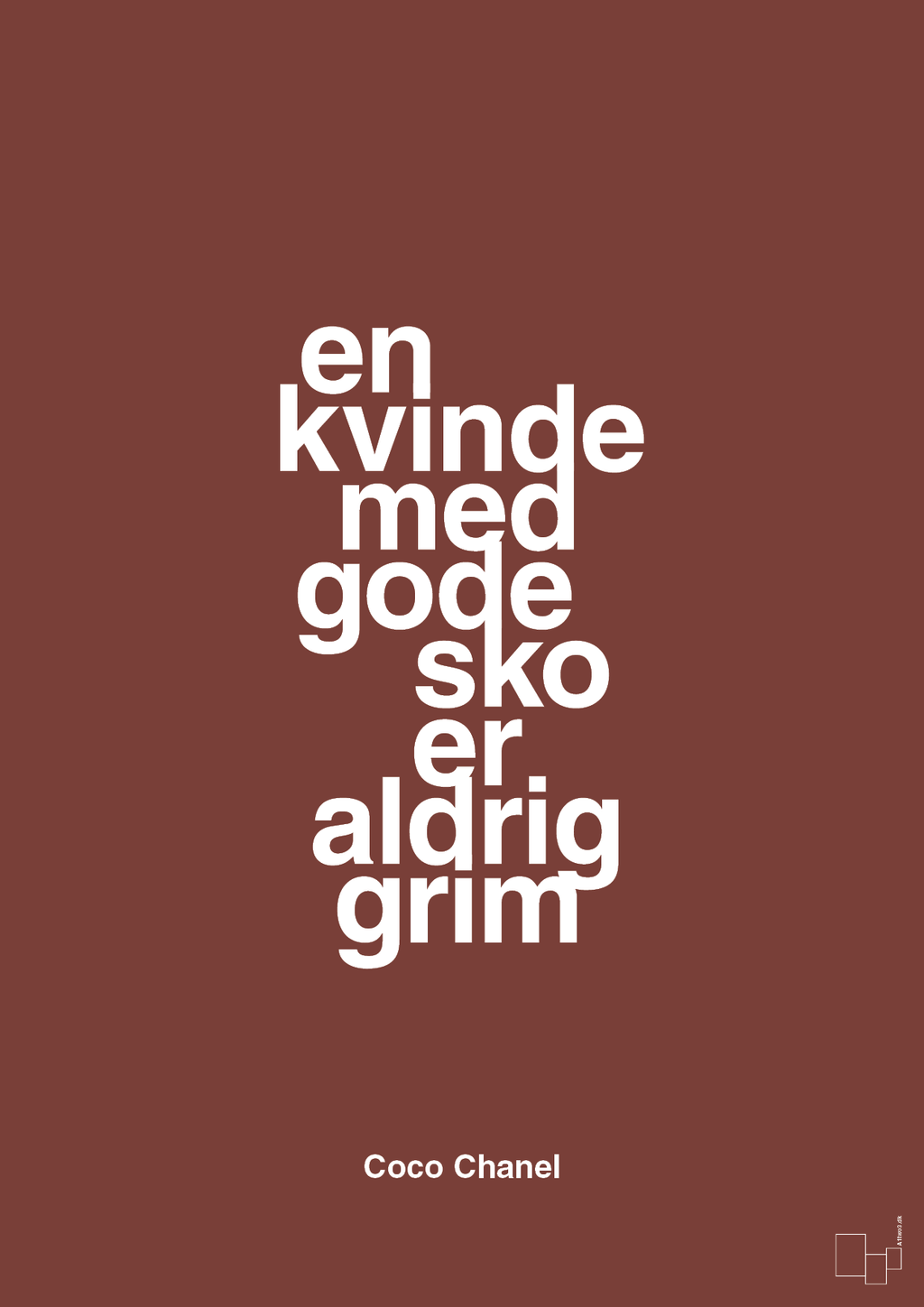 plakat: en kvinde med gode sko er aldrig grim - red pepper-Mode-A1two3