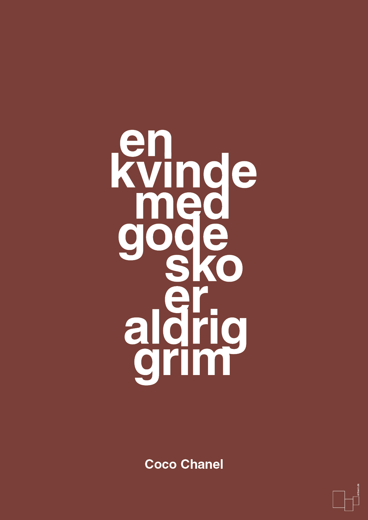 plakat: en kvinde med gode sko er aldrig grim - red pepper-Mode-A1two3