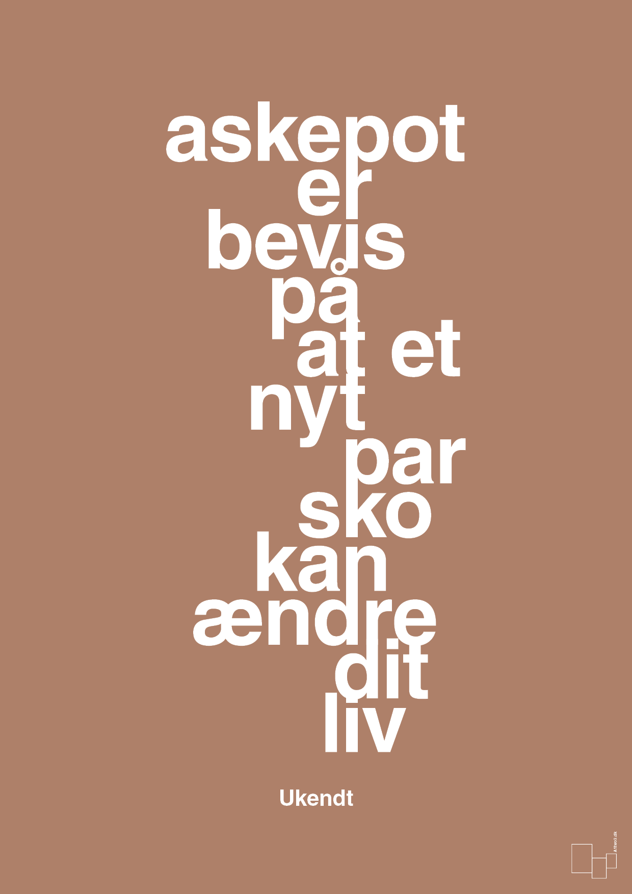 plakat: askepot er bevis på at et nyt par sko kan ændre dit liv - cider spice-Mode-A1two3
