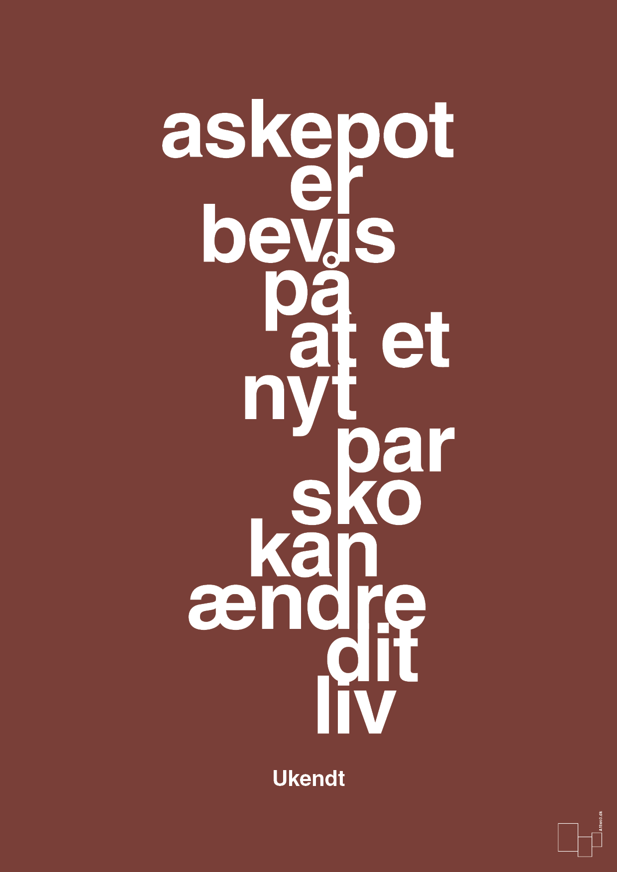 plakat: askepot er bevis på at et nyt par sko kan ændre dit liv - red pepper-Mode-A1two3
