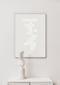 plakat: askepot er bevis på at et nyt par sko kan ændre dit liv - light rose-Mode-A1two3