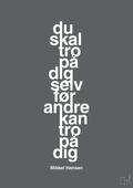 plakat: du skal tro på dig selv før andre kan tro på dig - graphic charcoal-Håndbold-A1two3