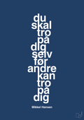 plakat: du skal tro på dig selv før andre kan tro på dig - lapis blue-Håndbold-A1two3