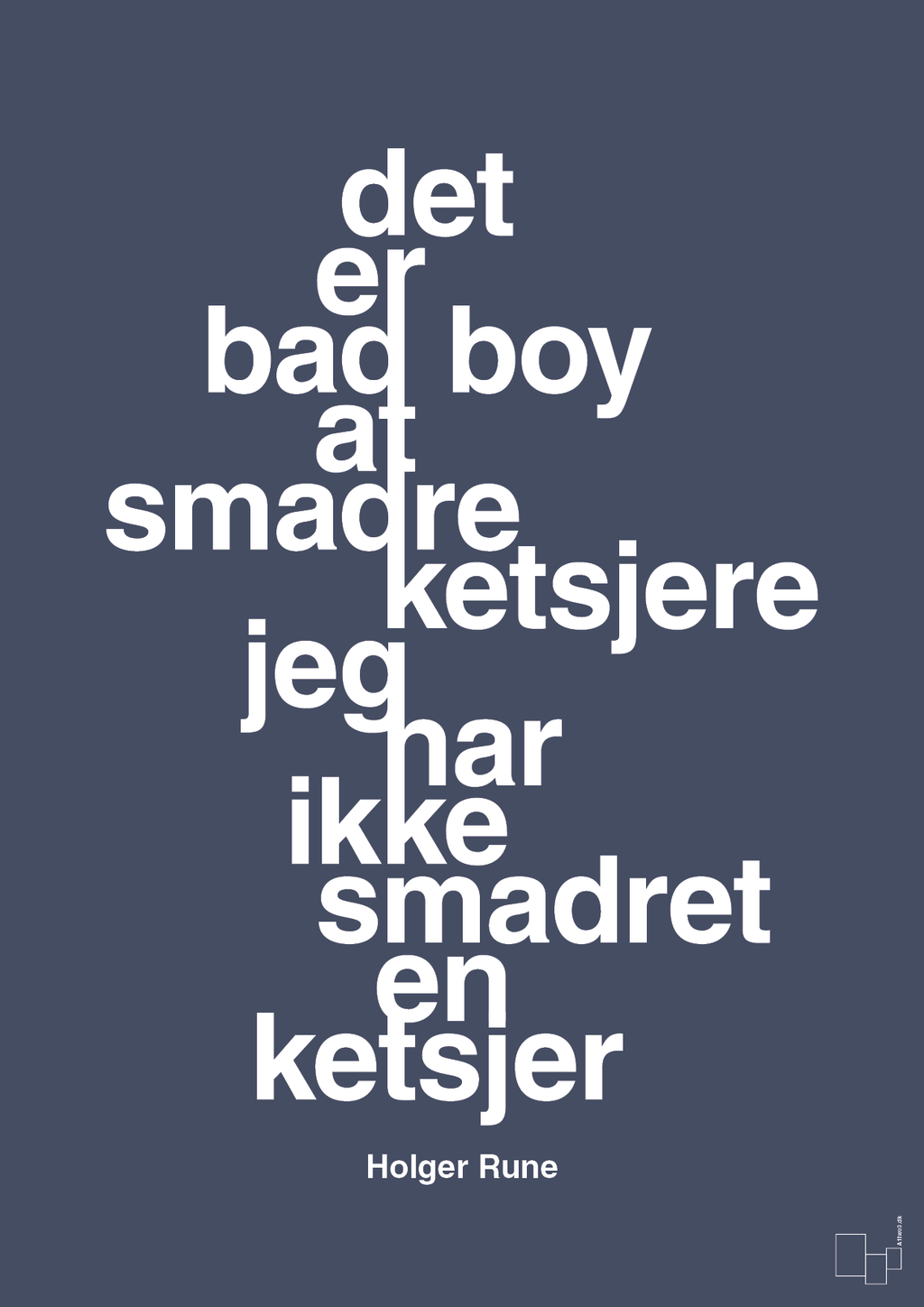 Det er bad boy at smadre ketsjere og jeg har ikke smadret en ketsjer - petrol-Tennis-A1two3