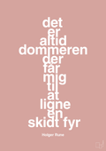 plakat: det er altid dommeren der får mig til at ligne en skidt fyr - bubble shell-Tennis-A1two3