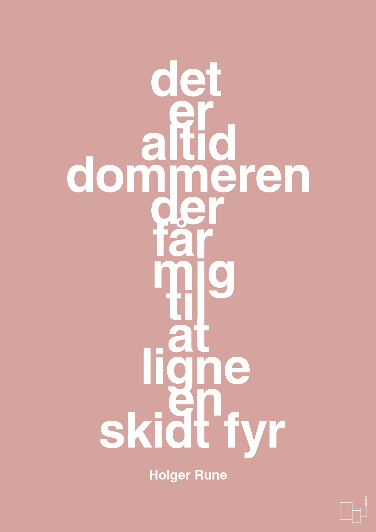 plakat: det er altid dommeren der får mig til at ligne en skidt fyr - bubble shell-Tennis-A1two3