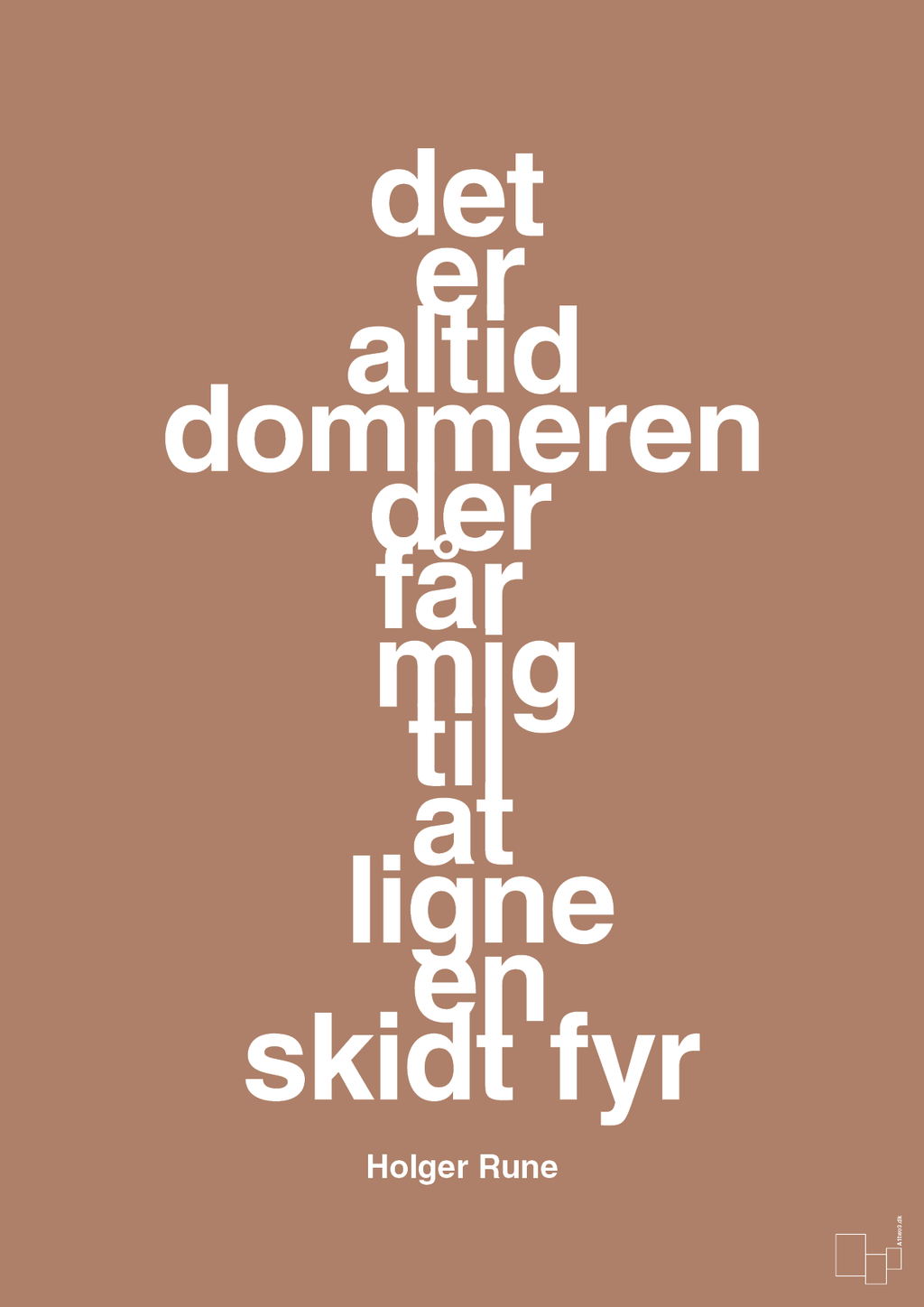plakat: det er altid dommeren der får mig til at ligne en skidt fyr - cider spice-Tennis-A1two3