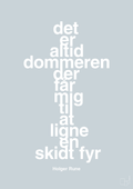 plakat: det er altid dommeren der får mig til at ligne en skidt fyr - light drizzle-Tennis-A1two3