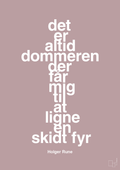 plakat: det er altid dommeren der får mig til at ligne en skidt fyr - light rose-Tennis-A1two3