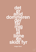 plakat: det er altid dommeren der får mig til at ligne en skidt fyr - powder-Tennis-A1two3