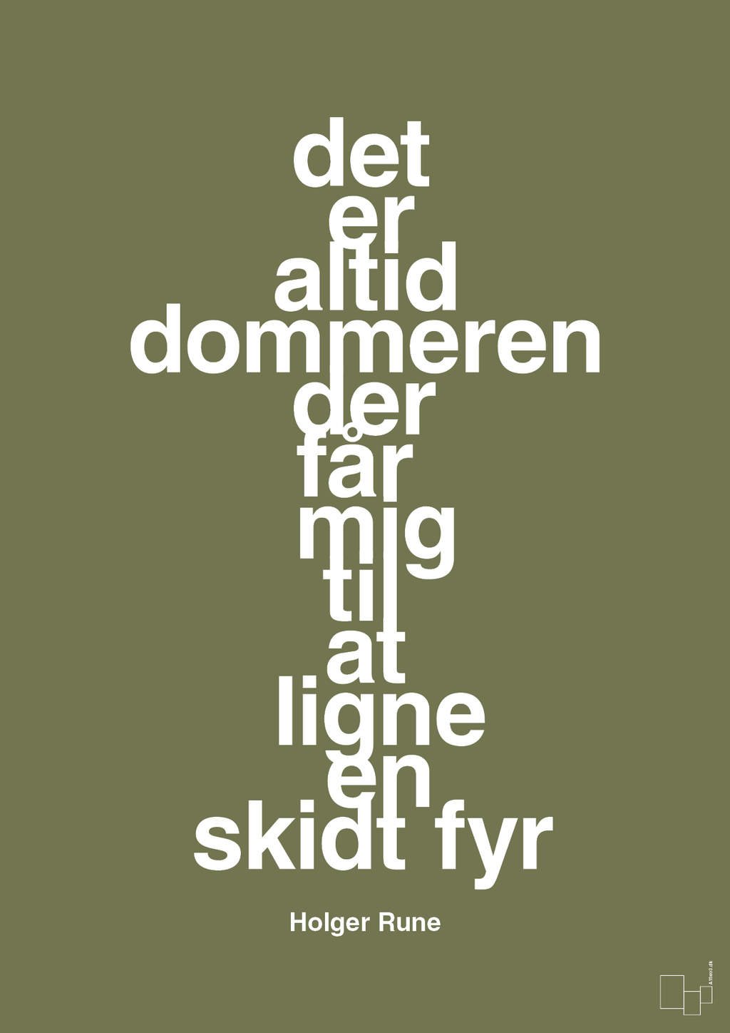plakat: det er altid dommeren der får mig til at ligne en skidt fyr - secret meadow-Tennis-A1two3