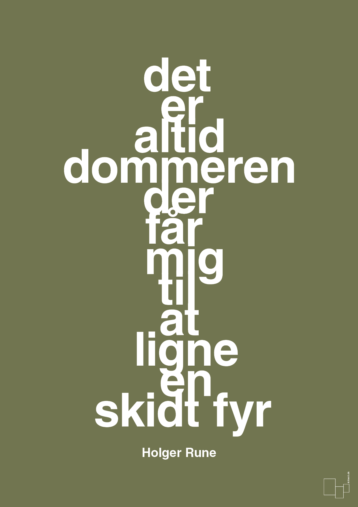 plakat: det er altid dommeren der får mig til at ligne en skidt fyr - secret meadow-Tennis-A1two3