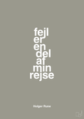 plakat: fejl er en del af min rejse - battleship gray-Tennis-A1two3