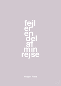 plakat: fejl er en del af min rejse - dusty lilac-Tennis-A1two3
