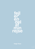 plakat: fejl er en del af min rejse - heavenly blue-Tennis-A1two3