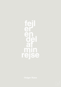 plakat: fejl er en del af min rejse - painters white-Tennis-A1two3