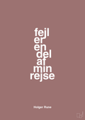 plakat: fejl er en del af min rejse - plum-Tennis-A1two3