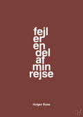 plakat: fejl er en del af min rejse - red pepper-Tennis-A1two3