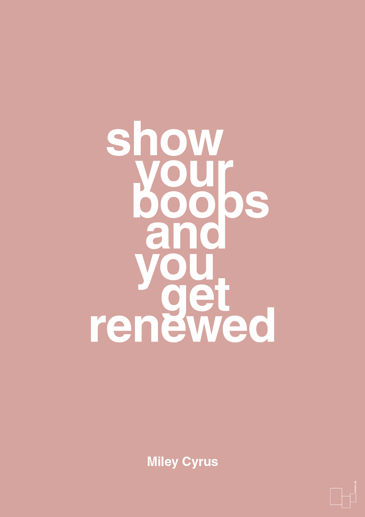 plakat: show your boobs and you get renewed - bubble shell-Musiker-A1two3